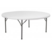 Buffet table round foldable, HENDI, max. load: 250 kg, ø1800x(H)740mm, 810941