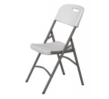 Catering chair, HENDI, max. load 180 kg., White, 540x440x(H)840mm, 810965