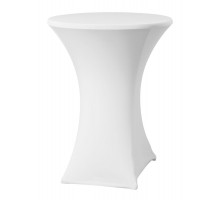 Table cover Symposium, round ø70-85 cm, HENDI, White, ø850x(H)1150mm, 813829