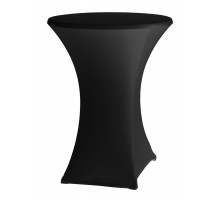 Table cover Symposium, round ø70-85 cm, HENDI, Black, ø850x(H)1150mm, 813836