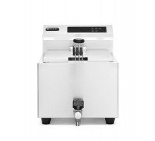 Fritieris ar digitālo paneļu Profi Line ar noliešanas krānu 8 l, HENDI, Profi Line, 8L, 230V/3500W, 305x515x(H)345mm, 207369
