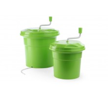 Salad spinner, HENDI, 12L, Green, ø335x(H)430mm, 222553