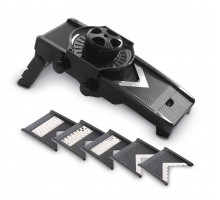 Mandoline V-type, HENDI, Black, 130x335x(H)75mm, 222614