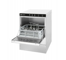 Glasswasher 40x40 - electromechanical control, HENDI, 230V/2800W, 472x566x(H)705mm, 230299