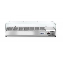 Galda aukstumvitrīna GN 1/3, Arktic, 7x GN 1/3, 230V/180W, 1605x420x(H)460mm, 232989