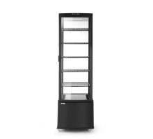 Refrigerated display cabinet, 270 l, Arktic, black, Black, 230V/290W, 550x520x(H)1870mm, 233290