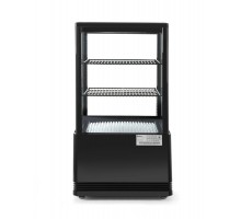 Refrigerated display cabinet, 58 l, Arktic, black, 230V/170W, 444x397x(H)795mm, 233627