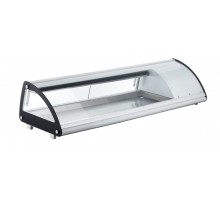 Sushi display 5x GN 1/3, Arktic, 230V/160W, 1307x445x(H)327mm, 233757