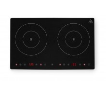Double induction cooker Kitchen Line, HENDI, Kitchen Line, 230V/3500W, 608x405x(H)54mm, 239414