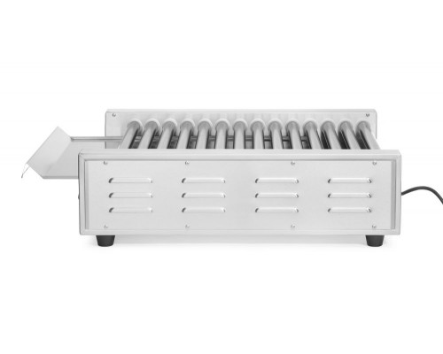 Sausage rolling grill – two zones, HENDI, 14 rollers, 230V/1480W, 520x650x(H)176mm, 268735