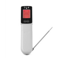 Infrared thermometer with probe, HENDI, 39x53x(H)158mm, 271254