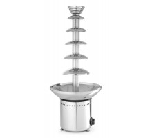 Chocolate fountain 6 tiers, HENDI, 230V/300W, ø372x(H)850mm, 274163