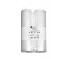 Embossed vacuum bag roll, for food storage, HENDI, set of 2 rolls, 2 pcs., 6000x200mm, 297469