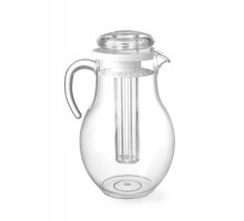Pitcher with ice tube, HENDI, 3L, ø170x(H)285mm, 425121
