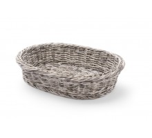 Bakery basket oval, HENDI, Light grey, 320x230x(H)70mm, 426647