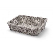 Bakery basket angled, HENDI, Light grey, 400x300x(H)120mm, 426661