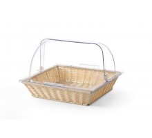 Basket with roll top cover, HENDI, Basket & Cover, GN 2/3, 365x335x(H)245mm, 426968