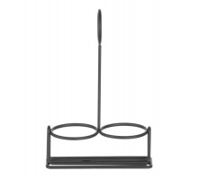 Condiment rack black, HENDI, 135x65x(H)200mm, 427170