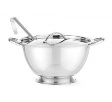 Soup tureen, HENDI, 2,7L, ø270x(H)175mm, 434208