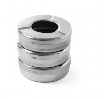 Ashtray with lid, HENDI, 3 pcs., ø90x(H)28mm, 440490
