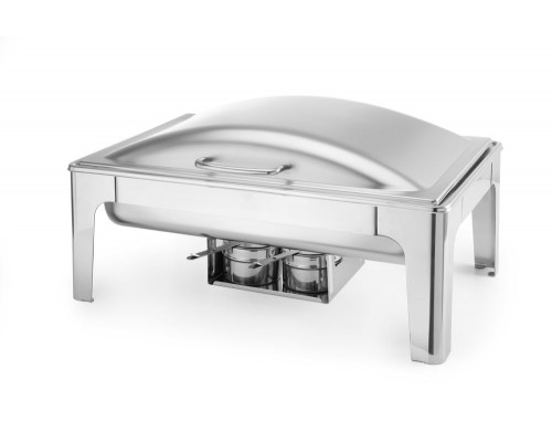 Chafing dish GN 1/1 satin finish, HENDI, Profi Line, 9L, 570x430x(H)290mm, 470251