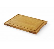 Ozolkoka servēšanas dēlis, HENDI, 370x270x(H)20mm, 505465