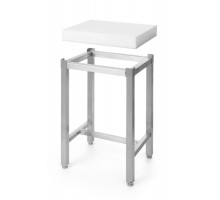 Polietilēna miesnieka bloks uz pamatnes, HENDI, komplekts, Balts, 500x400x(H)800mm, 505687