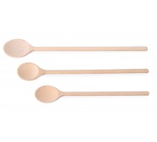 Wooden spoon - set of 3, various sizes, HENDI, 3 pcs., (L)475mm, 525005