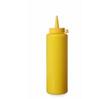 Dispenser bottles, HENDI, 0,2L, Yellow, ø50x(H)185mm, 558003
