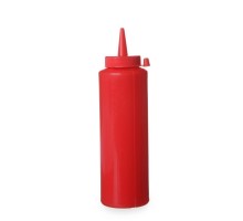 Dispenser bottles, HENDI, 0,2L, Red, ø50x(H)185mm, 558010