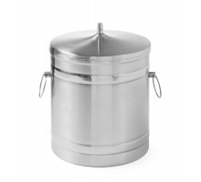 Ice bucket double walled, BarUp, 5L, Silver, ø200x(H)230mm, 594704