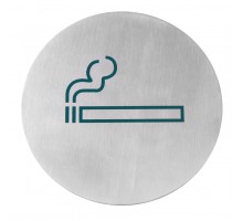 Door sign, HENDI, smoking - big, ø160mm, 663820