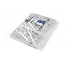 Greaseproof paper, HENDI, Newspaper print, 500 pcs., 250x350mm, 678107