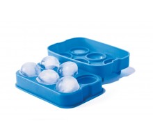 Sphere ice mould, BarUp, Blue, 180x125x(H)50mm, 679029