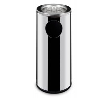 Standing waste bin with ashtray, HENDI, 33L, ø240x(H)660mm, 691397