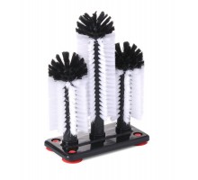 Glass brushes, Bar up, 190x100x(H)250mm, 696040