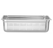 Container GN 1/1 perforated, HENDI, Profi Line, GN 1/1, 21L, Light grey, (H)150mm, 802212
