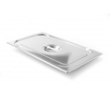 Lid for GN containers with soup/sauce ladle recess, HENDI, Kitchen Line, GN 1/1, 530x325mm, 806913