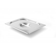 Lid for GN containers with soup/sauce ladle recess, HENDI, Kitchen Line, GN 1/2, 265x325mm, 806937