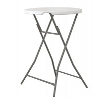 Round bar table, HENDI, max. load 80 kg., ø800x(H)1100mm, 810958