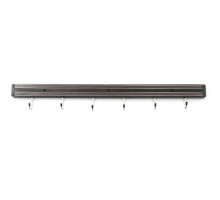 Knife magnet with hooks, HENDI, 6 hooks, (L)620mm, 820407