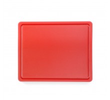 Cutting board HACCP Gastronorm 1/2, HENDI, GN 1/2, Red, 325x265mm, 826119
