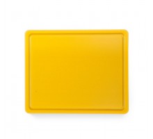 Cutting board HACCP Gastronorm 1/2, HENDI, GN 1/2, Yellow, 325x265mm, 826157