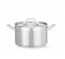 Vidējs katls ar vāku, HENDI, Profi Line, 7L, ⌀240x(H)150mm, 831403