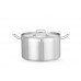 Stew pan middle - with lid, HENDI, Profi Line, 15L, ⌀320x(H)190mm, 831601