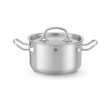 Stew pan (medium) – with lid, HENDI, Kitchen Line, 1,9L, ⌀160x(H)95mm, 836101