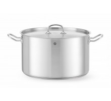 Stew pan (medium) – with lid, HENDI, Kitchen Line, 15L, ⌀320x(H)190mm, 836507
