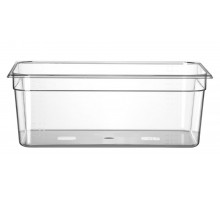 Container GN 1/1 polycarbonate, HENDI, Profi Line, GN 1/1, 24L, Transparent, 530x325x(H)200mm, 861202