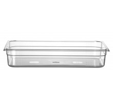 Container GN 1/1 polycarbonate, HENDI, Profi Line, GN 1/1, 14L, Transparent, 530x325x(H)100mm, 861226