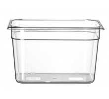 Container GN 1/2 polycarbonate, HENDI, Profi Line, GN 1/2, 12,5L, Transparent, 325x265x(H)200mm, 861400
